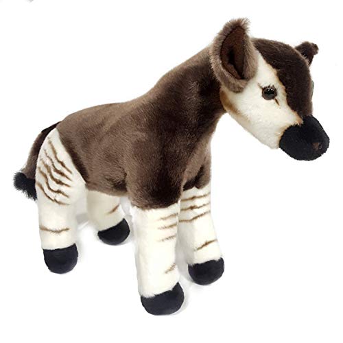 Ravensden Okapi, stehend, 32 cm, kuscheliges Stofftier, Geschenkidee, Plüschtier von Ravensden