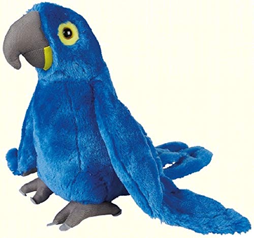Ravensden Papagei stehend, Hyazinthen, 28 cm, Blau von Ravensden