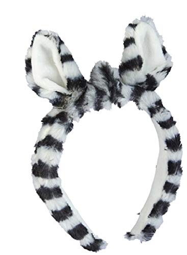 Ravensden Plüsch Zebra Stirnband mit Ohren von Ravensden