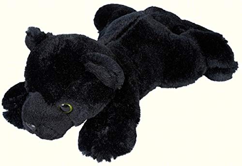 Ravensden Weicher Plüsch, liegender schwarzer Panther, 25 cm von Ravensden