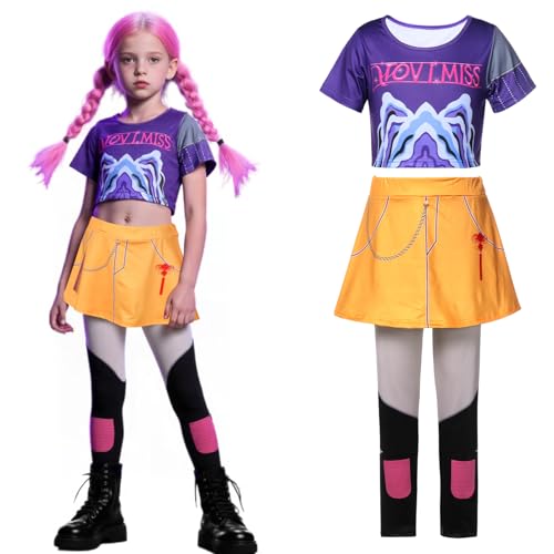 K-pop Rumi Cosplay Kostüm Kinder Party Kostüm Kinder, Karneval Halloween Kostüm Mädchen, Geburtstag Kostüm (Style B, 130) von Raveparty