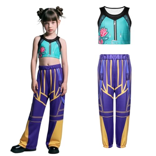 K-pop Rumi Cosplay Kostüm Kinder Party Kostüm Kinder, Karneval Halloween Kostüm Mädchen, Geburtstag Kostüm (Style C, 160) von Raveparty