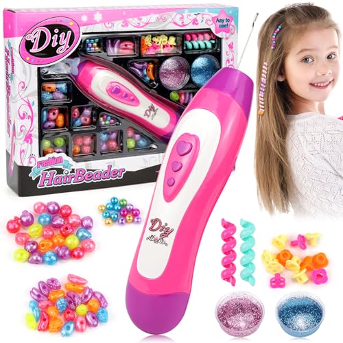 Raxfekro Haarflechtmaschine Mädchen Set, DIY Flechthilfe Haare mit Haarperlen Glitter, Haarschmuck Kinder Mädchen für Kinder von 5-12 Jahren Raxfekro Haarflechtmaschine Mädchen Set, DIY Flechthilfe Haare mit Haarperlen Glitter, Haarschmuck Kinder Mädchen für Kinder von 5-12 Jahren von Raxfekro