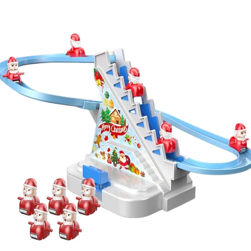 Elektrische Kletterleiter, Weihnachtsmann-Kletterspielzeug | LED- und Musik Weihnachtsdia-Spielzeug, batteriebetrieben - Spielset auf den Elektrische Kletterleiter, Weihnachtsmann-Kletterspielzeug | LED- und Musik Weihnachtsdia-Spielzeug, batteriebetrieben - Spielset auf den von Raxove