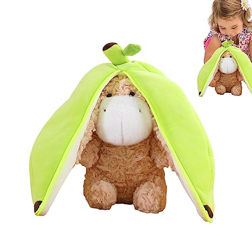 Esel Plüsch - Kinder Banane Tier begleitet | Eselpuppe für Kinder zur Dekoration Sofa Bett Sofa, weiches Tierkissen für und Mädchen Esel Plüsch - Kinder Banane Tier begleitet | Eselpuppe für Kinder zur Dekoration Sofa Bett Sofa, weiches Tierkissen für und Mädchen von Raxove