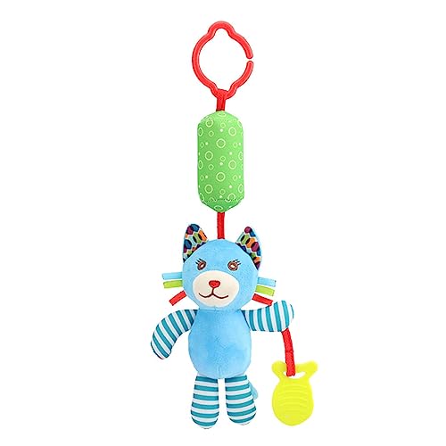 Hängespielzeug für Kinder | Plüsch-Windspiele für Reisen mit bunten Tieren, weiches sensorisches Lernspielzeug, Glocke Hängespielzeug für Kinder | Plüsch-Windspiele für Reisen mit bunten Tieren, weiches sensorisches Lernspielzeug, Glocke von Raxove