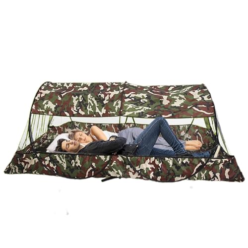 Netzzelt, Netzzelt für den Außenbereich, mit Tragetasche, kompaktes und leichtes Campingnetz für Bett, Terrasse und Reisen von Raxove