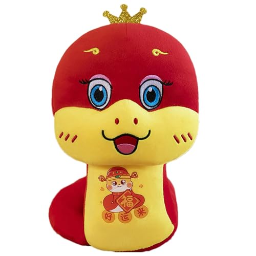 Plüsch-Schlange, chinesisches Jahr des Schlangenspielzeugs, traditionelles chinesisches Plüsch-Schlangenspielzeug, Plüschtier für Tische, Sofas, von Raxove