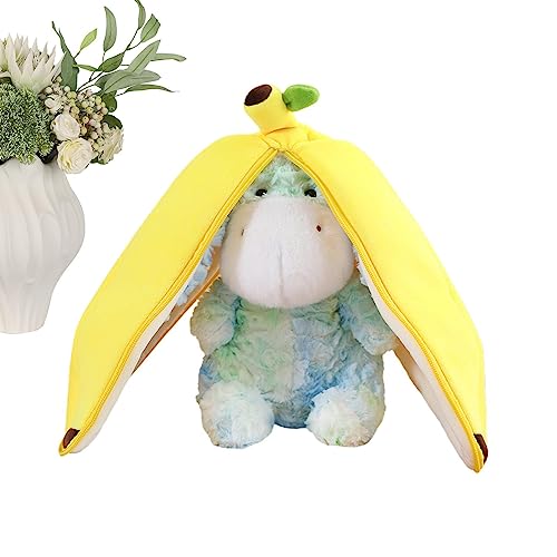 Plüschtier Esel - Gefülltes Bananen-Tier Spielzeug für Kinder | Esel Puppe für Kinder für Sofa Bett Sofa Dekoration, weiches Tierkissen für Plüschtier Esel - Gefülltes Bananen-Tier Spielzeug für Kinder | Esel Puppe für Kinder für Sofa Bett Sofa Dekoration, weiches Tierkissen für von Raxove