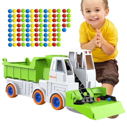 Raxove Baustellenwagen für Kinder, Baustellenspielzeug, Auto zurückziehen, erste pädagogische Spielzeuge, Trägheitsfahrzeug mit Perlen, Motorikspielzeug für Jungen und Mädchen Raxove Baustellenwagen für Kinder, Baustellenspielzeug, Auto zurückziehen, erste pädagogische Spielzeuge, Trägheitsfahrzeug mit Perlen, Motorikspielzeug für Jungen und Mädchen von Raxove