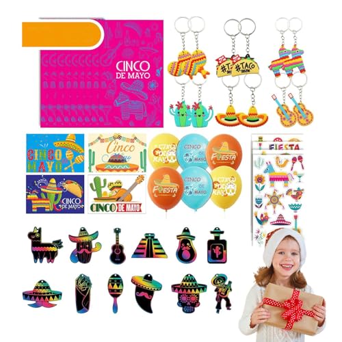 Mexikanische Gastgeschenke für mexikanische Partys, Aufkleber zum 5. Mai – 5. Mai, Silikonarmbänder für Festival-Partys, Dekoration für Junggesellinnenabschiede Mexikanische Gastgeschenke für mexikanische Partys, Aufkleber zum 5. Mai – 5. Mai, Silikonarmbänder für Festival-Partys, Dekoration für Junggesellinnenabschiede von Raxove