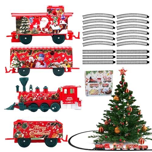 Zugschienen Set, Eisenbahnschienen für Weihnachten,Elektrische Schienen Bauset Bauset Zug | Modelleisenbahn-Set für Weihnachtsfeier, Lernspaß für Ostern, Geburtstag Zugschienen Set, Eisenbahnschienen für Weihnachten,Elektrische Schienen Bauset Bauset Zug | Modelleisenbahn-Set für Weihnachtsfeier, Lernspaß für Ostern, Geburtstag von Raxove