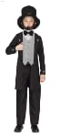 Rayekrot Abraham Lincoln Deluxe Kinderkostüm für Kinder zum Tag des Präsidenten (5-7 Jahre) von Rayekrot