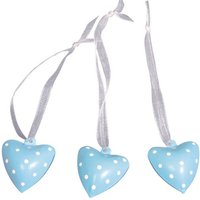 Glöckchen-Herzen blau im 6er Pack als Geschenkanhänger für Mädchen Glöckchen-Herzen blau im 6er Pack als Geschenkanhänger für Mädchen von Rayher Hobby GmbH