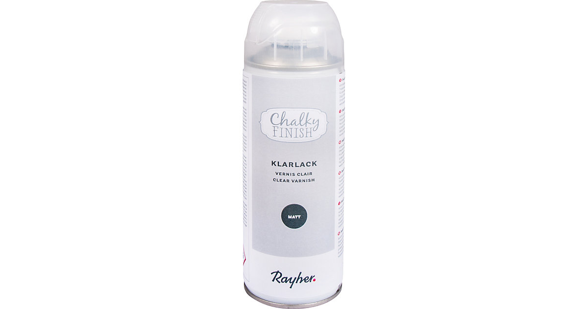 Chalky Finish Spray Klarlack matt, 400 ml von Rayher