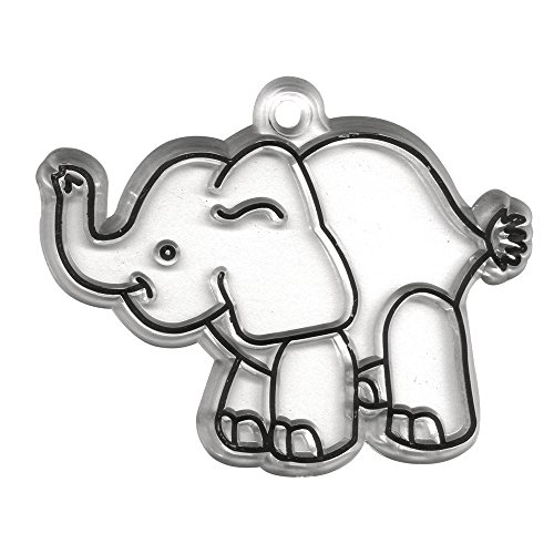 Rayher 3954100 Acrylanhänger, Elefant, 8x6 cm Rayher 3954100 Acrylanhänger, Elefant, 8x6 cm von Rayher