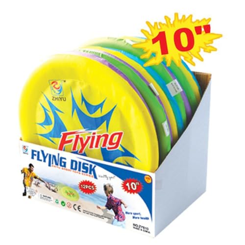 Rayline 2X Frisbee Soft Flying Disc, Textil, Scheibe, Durchmesser 10" von Rayline