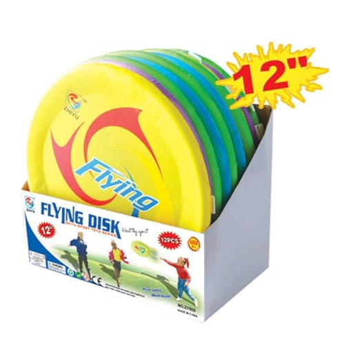 Rayline 2X Frisbee Soft Flying Disc, Textil, Scheibe, Durchmesser 12" von Rayline