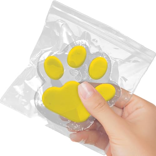 Cat Paw Squeeze Toy - 14CM Katzenpfote Quetschspielzeug Für Kinder,Cat Squishy Quetschspielzeug,Katzenpfoten,Cat Paw Anti Stress Ball,Katzenpfoten Squeeze Toy,Elastisches Quetschspielzeug, Yellow Cat Paw Squeeze Toy - 14CM Katzenpfote Quetschspielzeug Für Kinder,Cat Squishy Quetschspielzeug,Katzenpfoten,Cat Paw Anti Stress Ball,Katzenpfoten Squeeze Toy,Elastisches Quetschspielzeug, Yellow von Raypontia