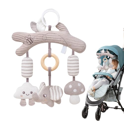 Raypontia Autositz Spielzeug - Sinnesanregendes Spielzeug,Abnehmbare Mobiles Lernspielzeug Für Mädchen Reise Urlaub von Raypontia