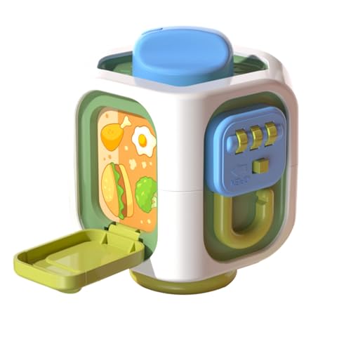 Raypontia Beschäftigter Würfel, Kleinkindaktivität Würfel - Entwicklungsspielzeug - Zappel Learning Development Fine Motor Skills Sensory geschäftiger Würfel für Kinder Mädchen Babyunterhaltung von Raypontia