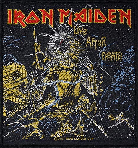 IRON MAIDEN Aufnäher LIVE AFTER DEATH Patch gewebt 10 x 10 cm IRON MAIDEN Aufnäher LIVE AFTER DEATH Patch gewebt 10 x 10 cm von Razamataz