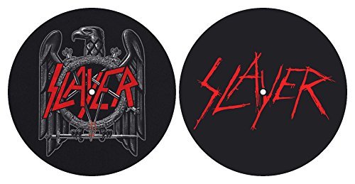 Slayer 'Eagle/verkratzt Logo"Plattenspieler Slipmat Set ( von Razamataz