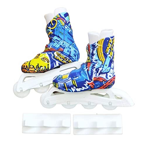 Rben Rollschuhe Spielzeug, Fingerschuhe-Spielzeug für Fingerboard-Skateboard | -Skateboard-Schuhe, Bunte Fingerschlittschuhe, Spielzeug, Turnschuhe für Kinder, Jungen, Mädchen Rben Rollschuhe Spielzeug, Fingerschuhe-Spielzeug für Fingerboard-Skateboard | -Skateboard-Schuhe, Bunte Fingerschlittschuhe, Spielzeug, Turnschuhe für Kinder, Jungen, Mädchen von Rben