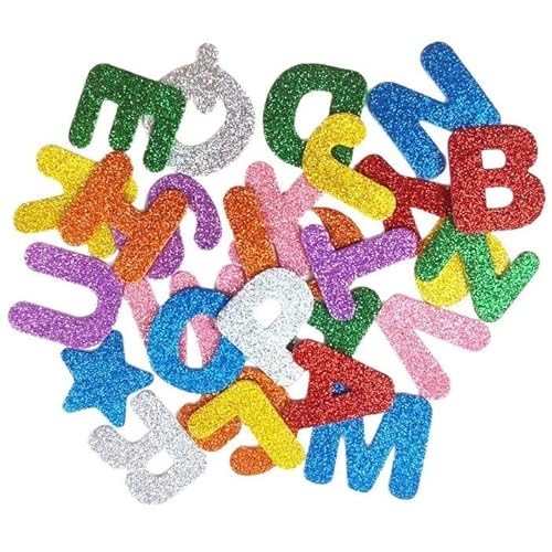 Rbleote Moosgummi Buchstaben Selbstklebend,347 StüCk Glitzer Schaumstoff Buchstaben Aufkleber,Schaumstoff Aufkleber, FöRdert KreativitäT & Feinmotorik, Ideal FüR Scrapbooking, DIY, Party Dekoratio Rbleote Moosgummi Buchstaben Selbstklebend,347 StüCk Glitzer Schaumstoff Buchstaben Aufkleber,Schaumstoff Aufkleber, FöRdert KreativitäT & Feinmotorik, Ideal FüR Scrapbooking, DIY, Party Dekoratio von Rbleote
