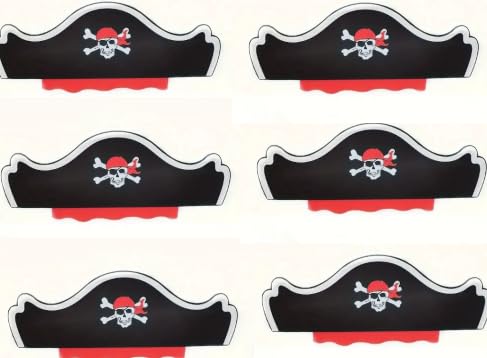 Rbleote Piraten Deko Kindergeburtstag, Piraten Kindergeburtsta, Piratenhut Augenklappe Pirat piraten aufkleber, Geschenkboxen für Mädchen Jungen, Geburtstag Halloween Maskerade Piratenparty Rbleote Piraten Deko Kindergeburtstag, Piraten Kindergeburtsta, Piratenhut Augenklappe Pirat piraten aufkleber, Geschenkboxen für Mädchen Jungen, Geburtstag Halloween Maskerade Piratenparty von Rbleote