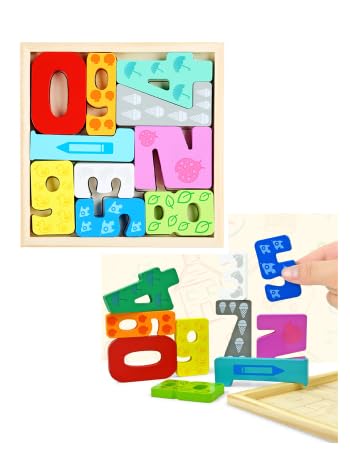 Rbleote Zahlenbausteine, Number Blocks Lernspielzeug, Zahlenblocks für Kinder, Mathematische Fähigkeiten Fördern, Ideal für Vorschulalter & Geburtstagsgeschenke, Bunte, mit 1 * Elefantenpuzzle Rbleote Zahlenbausteine, Number Blocks Lernspielzeug, Zahlenblocks für Kinder, Mathematische Fähigkeiten Fördern, Ideal für Vorschulalter & Geburtstagsgeschenke, Bunte, mit 1 * Elefantenpuzzle von Rbleote