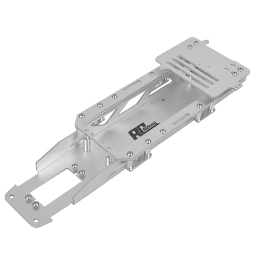 Aluminium-Hauptgehäuse für Traxxas Stampede 2WD VXL Brushless Monster Truck Craniac Chassis & ESC Mount 3622 3626 (Silber) von RcAidong