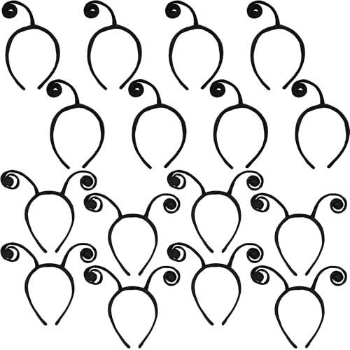 Rcanedny Schmetterlings-Antennen-Stirnband aus Samt, Ameisen-Haarband, Insekten-Stirnband, Bienen-Antennen-Stirnbänder für Halloween, Party, Verkleidung, Zubehör, Cosplay-Kostüm, 16 Stück Rcanedny Schmetterlings-Antennen-Stirnband aus Samt, Ameisen-Haarband, Insekten-Stirnband, Bienen-Antennen-Stirnbänder für Halloween, Party, Verkleidung, Zubehör, Cosplay-Kostüm, 16 Stück von Rcanedny