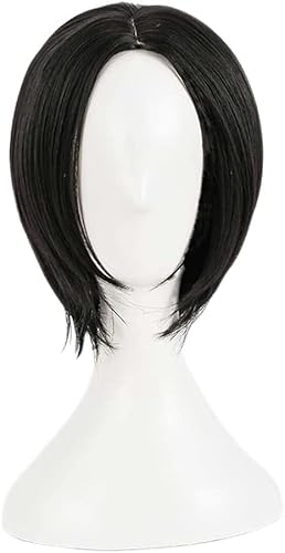 Rcrllya Anime Perücke für Nana Osaki Cosplay Perücke, Schwarz Kurze Perücke, Kostüm Halloween Perücke, für Kostüm Party, Anime Zeigen, Cosplay Event, Konzerte, Tägliche Perücke von Rcrllya