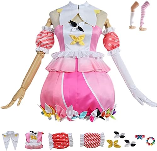 Rcrllya Anime Projekt Sekai bunte Bühne Cosplay Kostüm Ootori Emu Otori Emu Perücke Uniform Kleid Outfit Carnaval Party Halloween Anzug (Ootori Emu,M) von Rcrllya