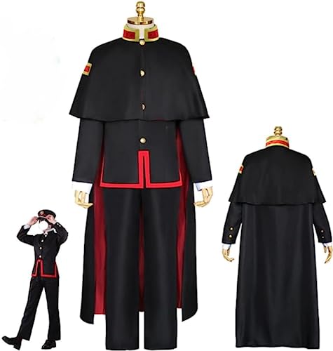 Rcrllya Anime Toilette gebunden Hanako kun Jibaku Shounen Uniform Cosplay Kostüm Set Yashiro Nene Freund Hanako Kun Karneval Perücke Requisiten (Hanako Kun,M) von Rcrllya