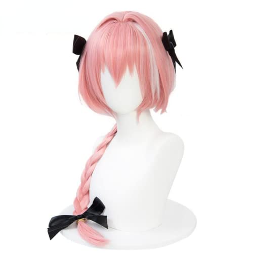 Reiter Astolfo Perücke, Schicksal Reiter Astolfo Cosplay Perücke Synthetische Haar Hitze Beständig Rolle Spielen Haare für Halloween Party von Rcrllya