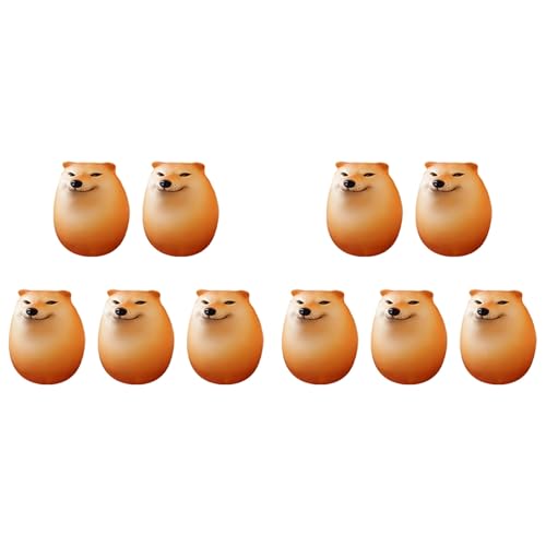 Rdjumpdjo 10X Ei-Hund Shiba Inu, Realistische Eiform, Schreibtischdekoration, Hund und Ei-Union-Dekoration für Heimbüros, Lustige Rdjumpdjo 10X Ei-Hund Shiba Inu, Realistische Eiform, Schreibtischdekoration, Hund und Ei-Union-Dekoration für Heimbüros, Lustige von Rdjumpdjo