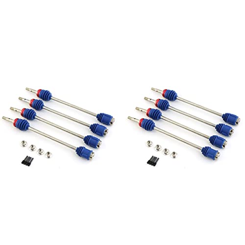Rdjumpdjo 2X Vordere und Hintere Antriebswellenachse Aus Metallstahl CVD 5451R für 1/10 E-/E-/T-/ RC Car Upgrades Teile Rdjumpdjo 2X Vordere und Hintere Antriebswellenachse Aus Metallstahl CVD 5451R für 1/10 E-/E-/T-/ RC Car Upgrades Teile von Rdjumpdjo