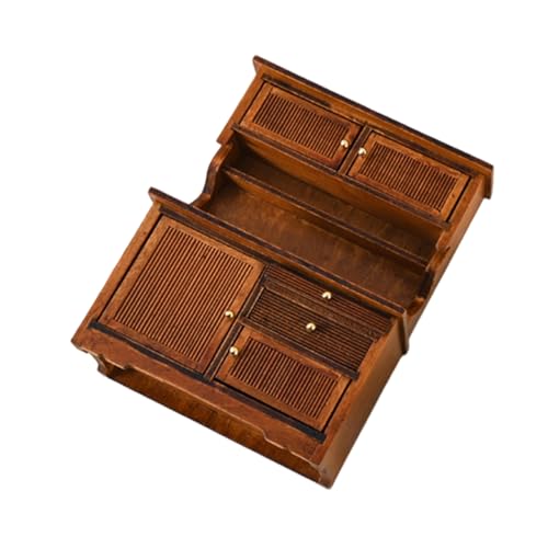 Rdxanc Antike Möbel Miniatur Sideboard Holz Schrank 1/12 Puppenhäuser Zubehör Landschaft Dekoration Szene Display Requisiten Rdxanc Antike Möbel Miniatur Sideboard Holz Schrank 1/12 Puppenhäuser Zubehör Landschaft Dekoration Szene Display Requisiten von Rdxanc