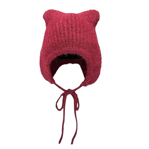 Rdxanc Bärenohren-Form, Hut, Bühnenauftritte, weiche Schwester, Lolitas, Hut, Pferdeschwanz, Hut für Damen und Mädchen, warm Rdxanc Bärenohren-Form, Hut, Bühnenauftritte, weiche Schwester, Lolitas, Hut, Pferdeschwanz, Hut für Damen und Mädchen, warm von Rdxanc