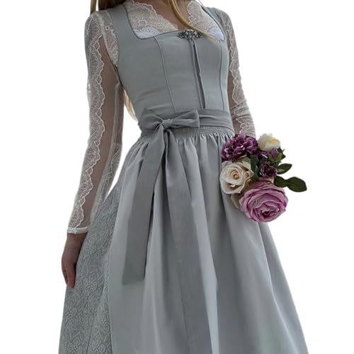 Rdxanc Damen Oktoberfest Kostüm Deutsche Festival Outfits für Halloween Karneval Party Lange Dirndl Kleider Rdxanc Damen Oktoberfest Kostüm Deutsche Festival Outfits für Halloween Karneval Party Lange Dirndl Kleider von Rdxanc