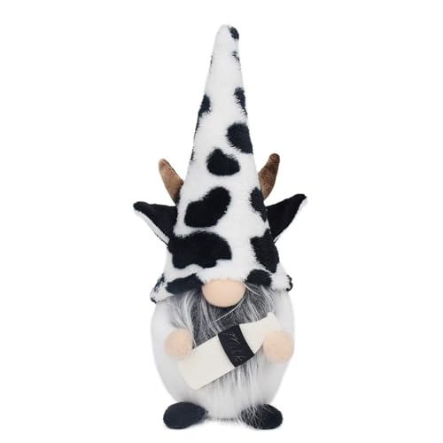 Rdxanc Gesicht lose Kunst Kuh Puppe Cartoon Zwerge Puppe Ornament Home Dekorationen Show für Zimmer Rdxanc Gesicht lose Kunst Kuh Puppe Cartoon Zwerge Puppe Ornament Home Dekorationen Show für Zimmer von Rdxanc