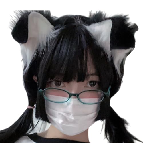Rdxanc Hundeohren Plüsch Stirnband Weich Bequem Kopfbedeckung Pelztier Ohr Kostüm Zubehör für Partys und Cosplay Rdxanc Hundeohren Plüsch Stirnband Weich Bequem Kopfbedeckung Pelztier Ohr Kostüm Zubehör für Partys und Cosplay von Rdxanc