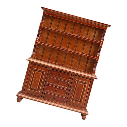 Rdxanc Miniaturschrank aus Holz im Maßstab 1:12 für Puppenhäuser mit sich öffnenden Schubladen und Türen für Bastelprojekte, Modellszene Rdxanc Miniaturschrank aus Holz im Maßstab 1:12 für Puppenhäuser mit sich öffnenden Schubladen und Türen für Bastelprojekte, Modellszene von Rdxanc