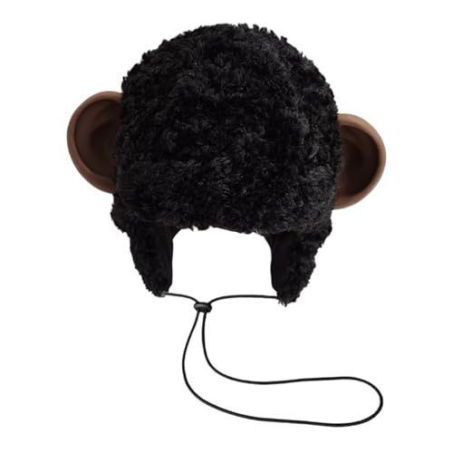 Rdxanc Pelziger Cartoon-Hut mit Ohr für Halloween Cosplay Pelzhut mit Ohr übergroße Kopfbedeckung Hut für Winter Rdxanc Pelziger Cartoon-Hut mit Ohr für Halloween Cosplay Pelzhut mit Ohr übergroße Kopfbedeckung Hut für Winter von Rdxanc