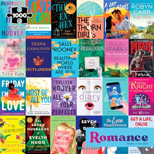 Re-Marks Romance Novels Collage Puzzle, 1000 Teile Literarisches Puzzle für alle Altersgruppen Re-Marks Romance Novels Collage Puzzle, 1000 Teile Literarisches Puzzle für alle Altersgruppen von Re-Marks