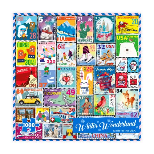 Re-marks Winter Wonderland Puzzle Collage Puzzle für alle Altersgruppen 1000 Teile Weihnachtspuzzle Re-marks Winter Wonderland Puzzle Collage Puzzle für alle Altersgruppen 1000 Teile Weihnachtspuzzle von Re-Marks