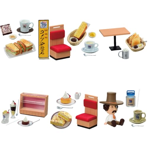 Rement Corporate Collaboration More Daisuki!! Coffee Makosho Komeda Coffee Shop Vol. 2 1 Box, ca.4,5 x B 2,8 x T 6,1 cm (115 x 70 x 60 mm), aus PVC, ABS von Re-Ment
