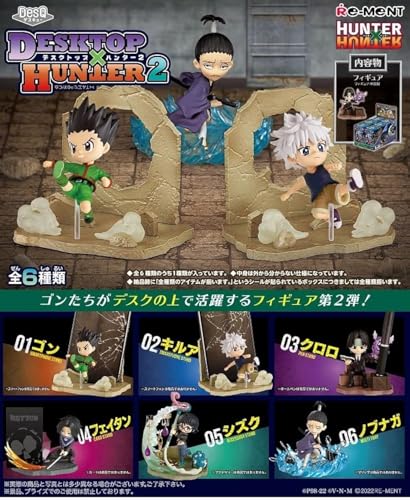 Third Party - Boite De 6 Figurines Desktop Hunter X Hunter 2-4521121206714 von Re-Ment